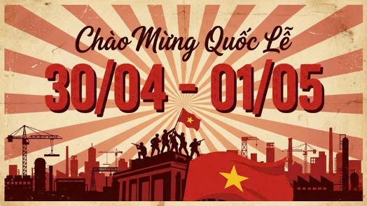 Chào mừng ngày lễ 30/4 - 1/5